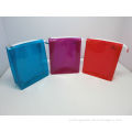 heat sealed PVC zipper bag with various colors